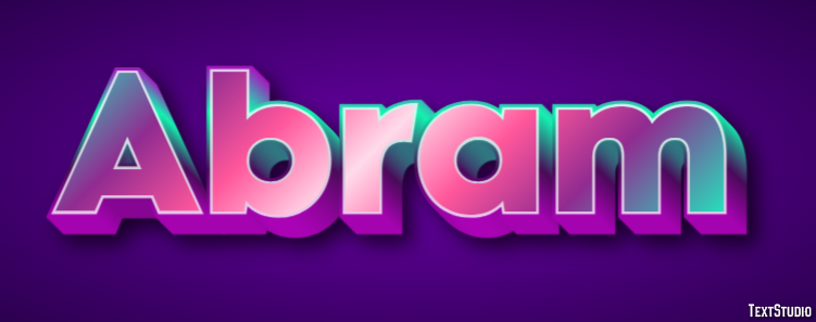 Abram Text Effect