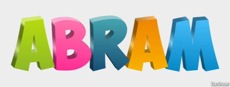 Abram Text Effect