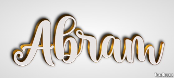 Abram Text Effect