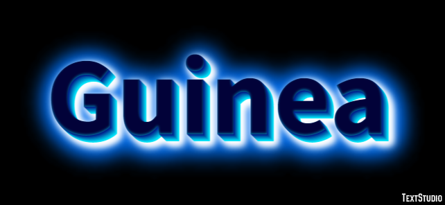 Guinea テキスト効果