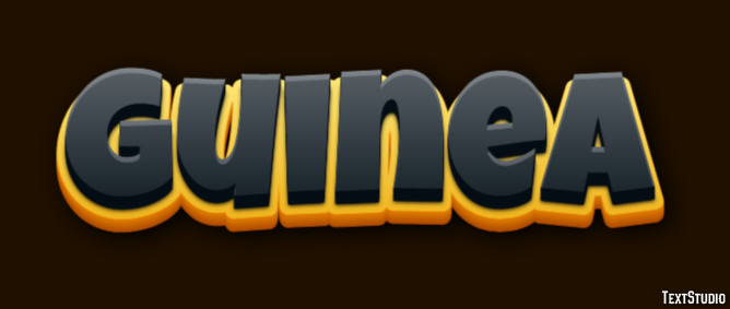 Guinea テキスト効果