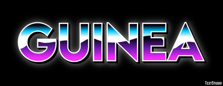 Guinea テキスト効果