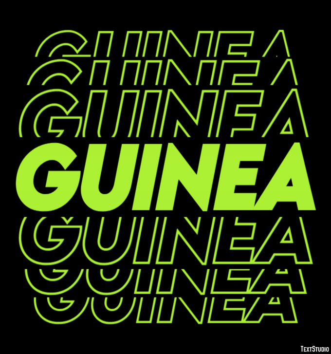 Guinea テキスト効果
