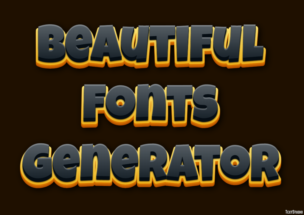Beautiful Fonts Generator テキスト効果