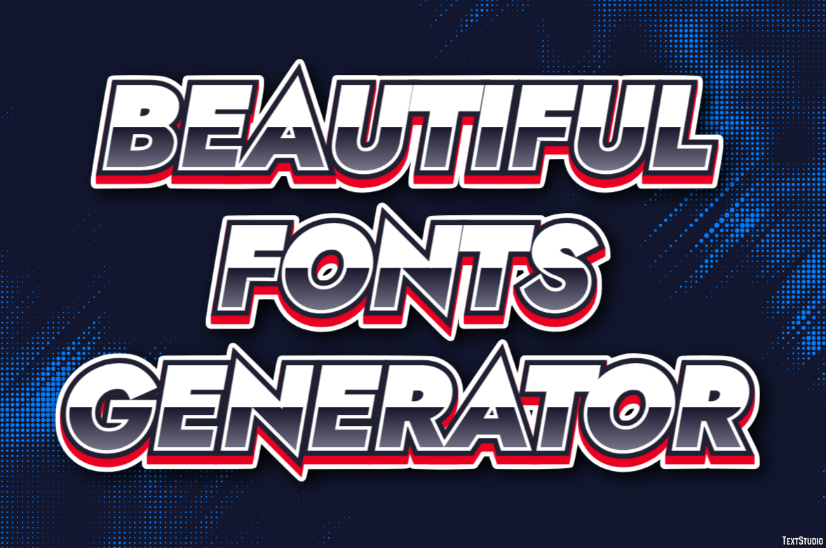 Beautiful Fonts Generator テキスト効果