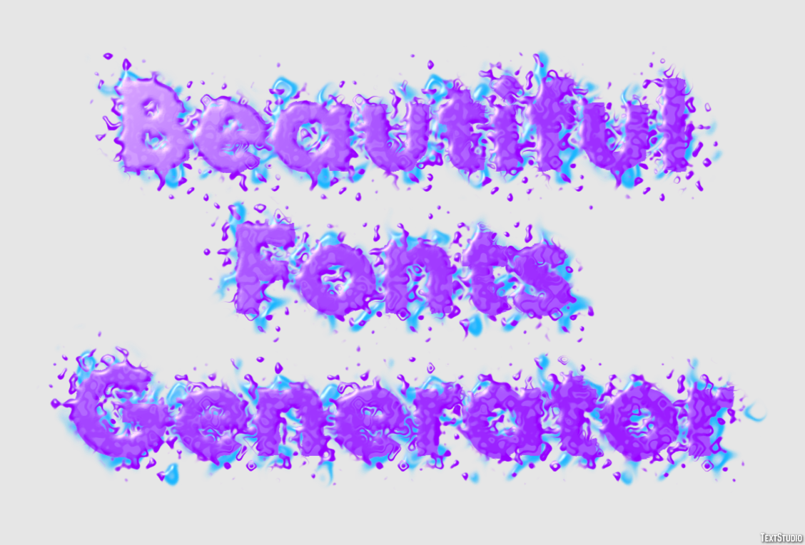 Beautiful Fonts Generator テキスト効果