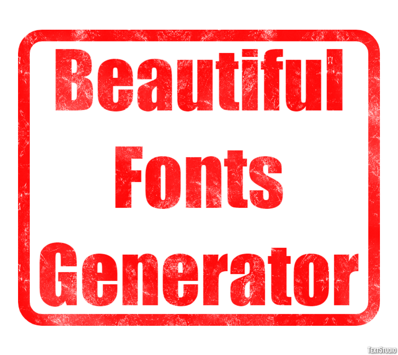 Beautiful Fonts Generator テキスト効果