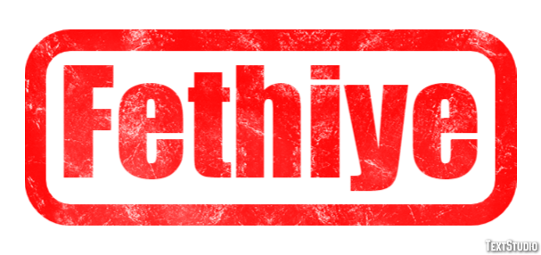 Fethiye Efeito de texto