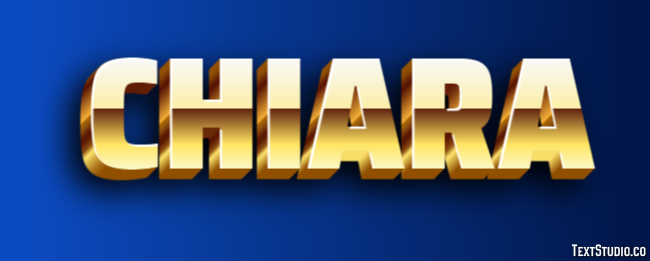 Chiara Text effect