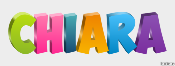 Chiara Texteffekt