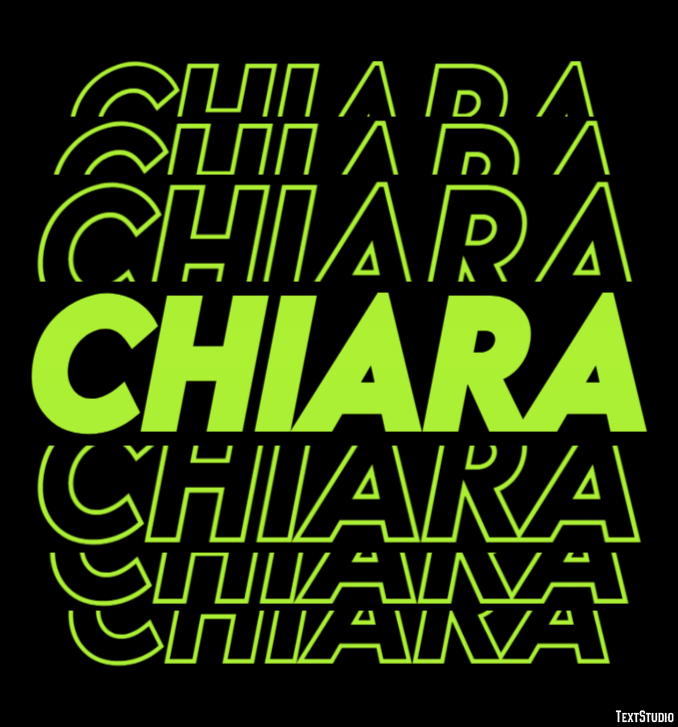 Chiara Texteffekt