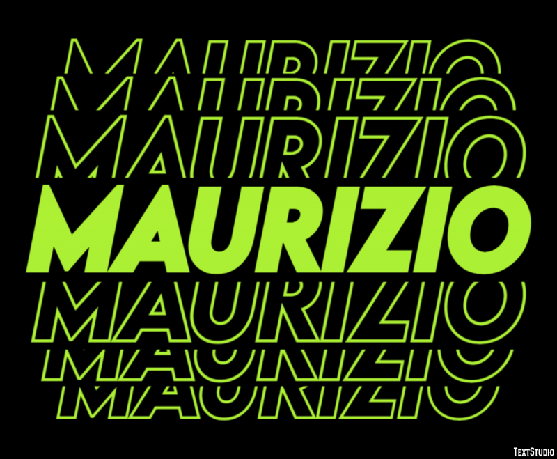 Maurizio Effetto testo