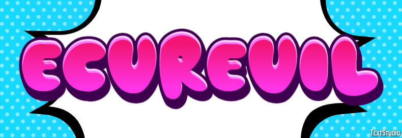 Écureuil Effet de texte