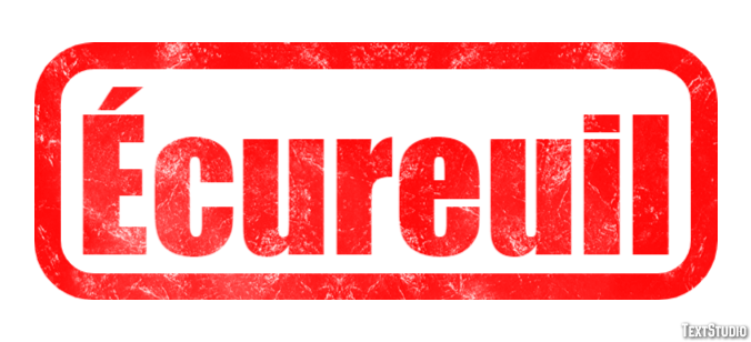 Écureuil Text Effect