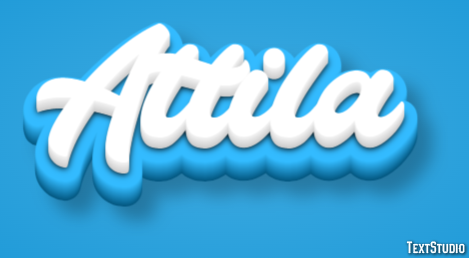 Attila Efekt tekstowy