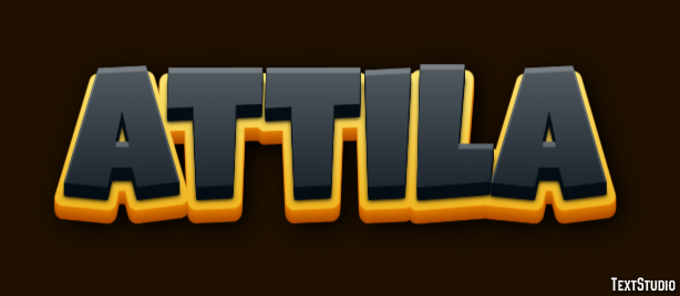 Attila Text Effect