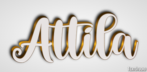 Attila Text Effect