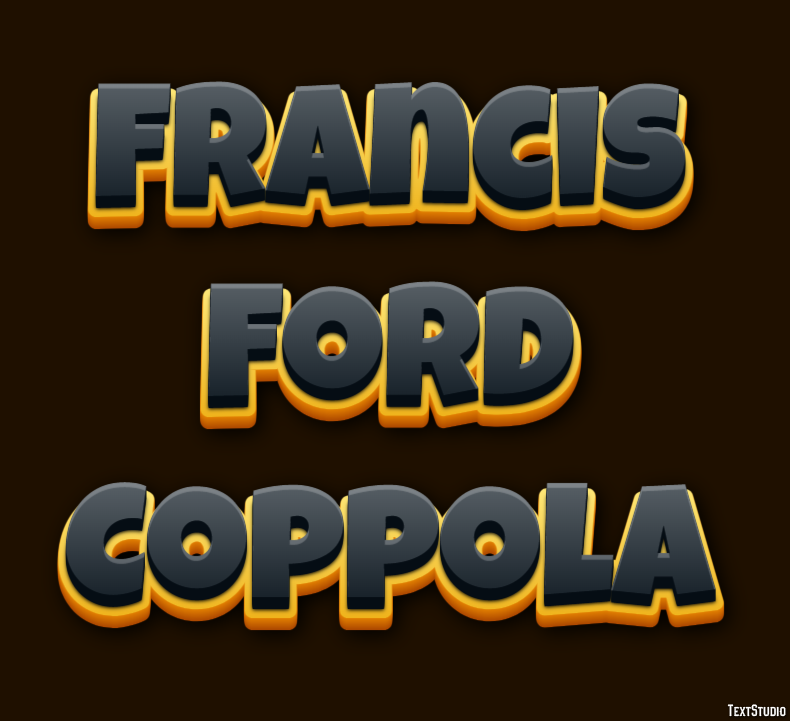 Francis Ford Coppola Text Effect