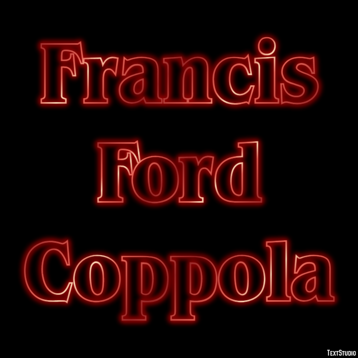 Francis Ford Coppola Text Effect
