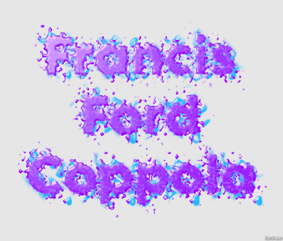 Francis Ford Coppola Text Effect