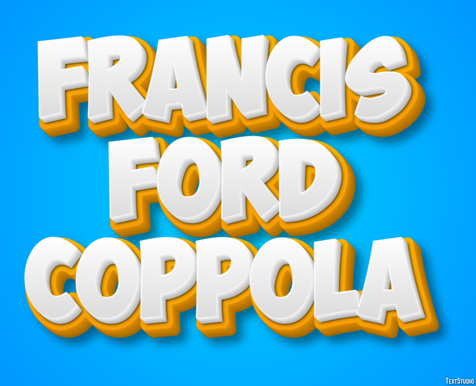 Francis Ford Coppola Text Effect