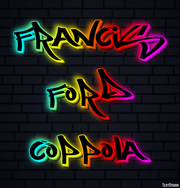 Francis Ford Coppola Efeito de texto