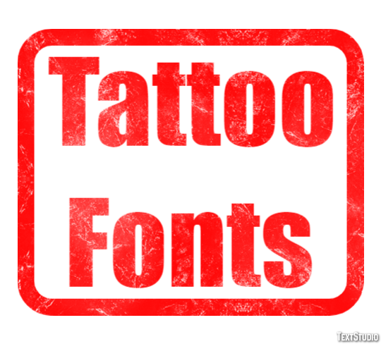 Tattoo Fonts Effetto testo