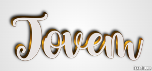 Jovem Efeito de texto
