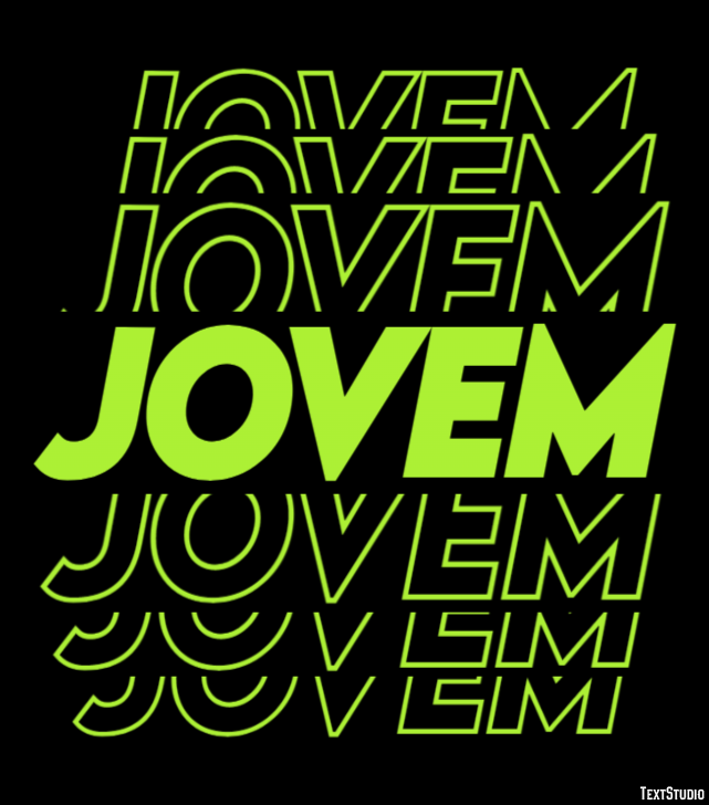 Jovem Efeito de texto