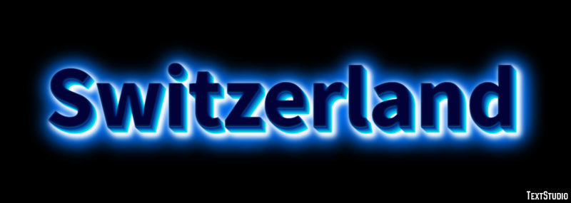 Switzerland Text Effect