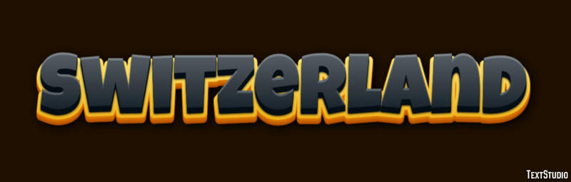 Switzerland Text Effect