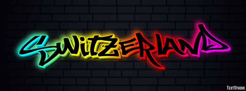 Switzerland Text Effect