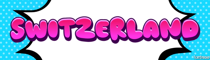 Switzerland Text effect