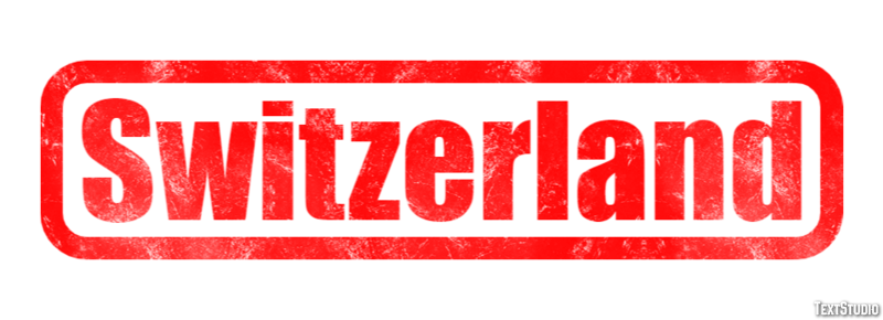 Switzerland Text Effect
