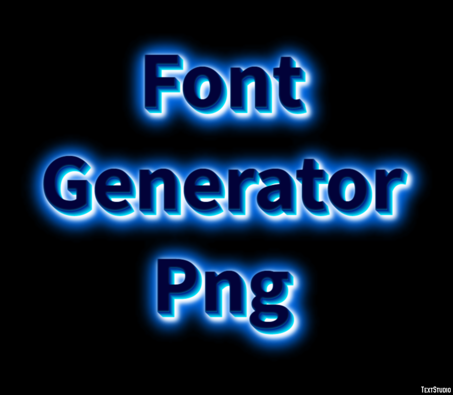 Font Generator Png Efekt tekstowy