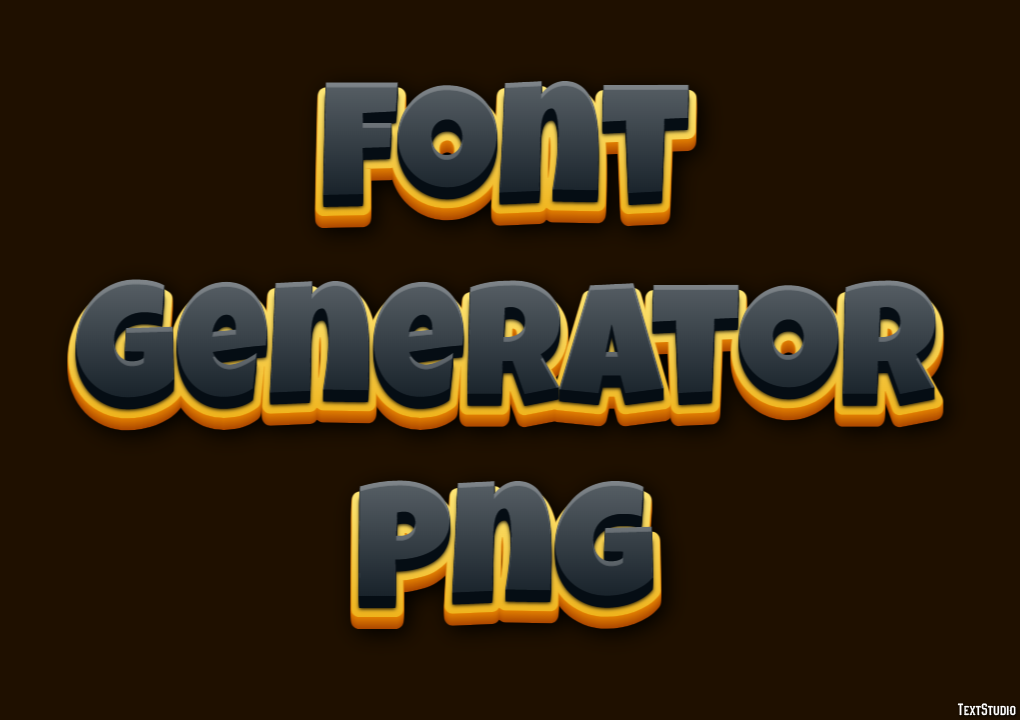 Font Generator Png Efekt tekstowy