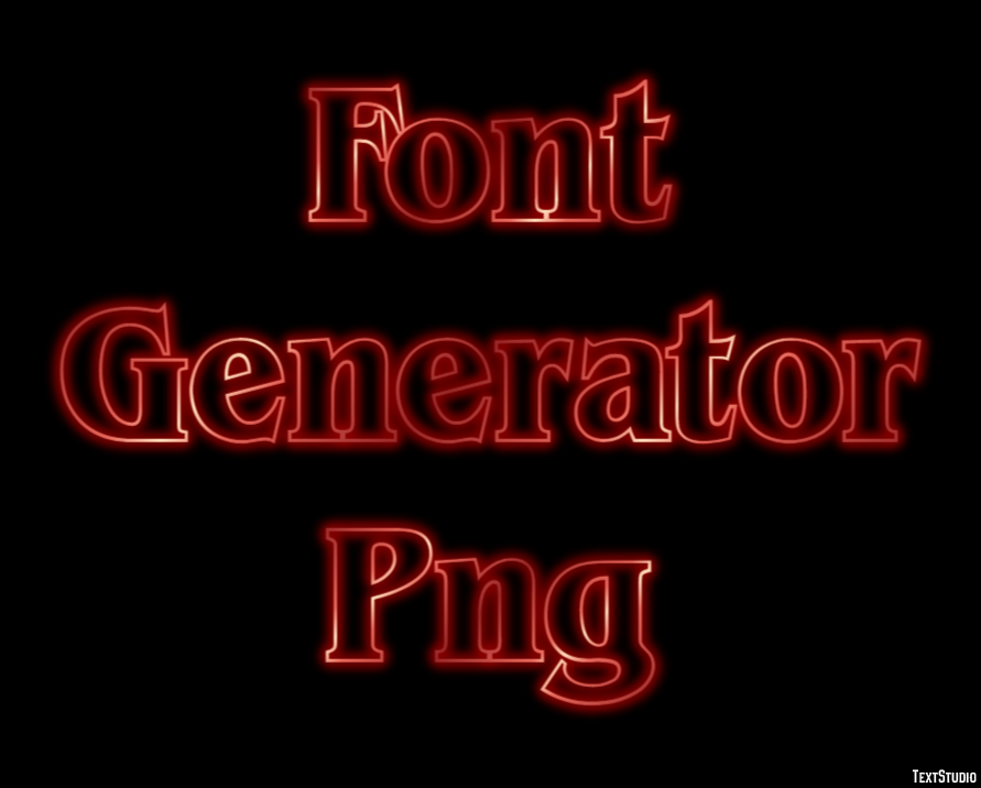 Font Generator Png Efekt tekstowy