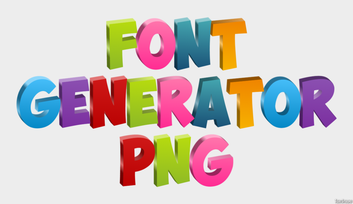 Font Generator Png テキスト効果