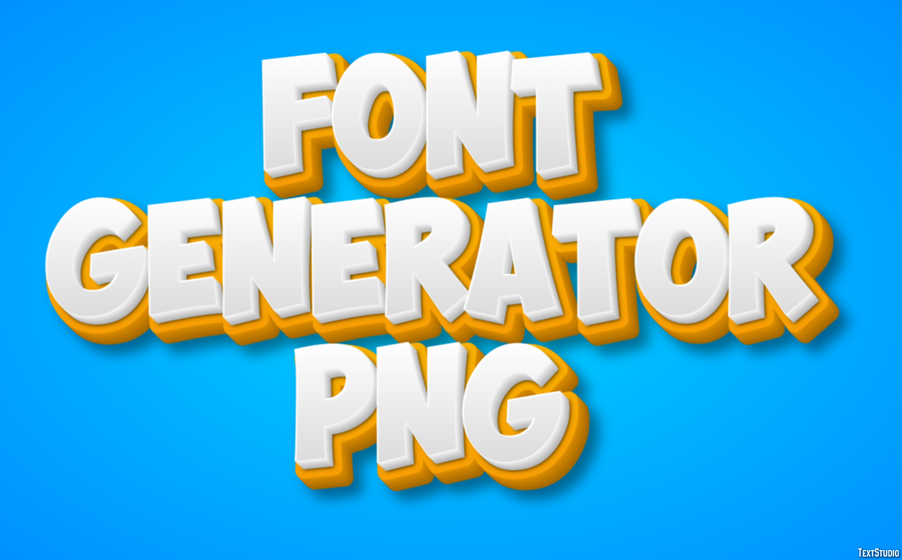 Font Generator Png Efekt tekstowy