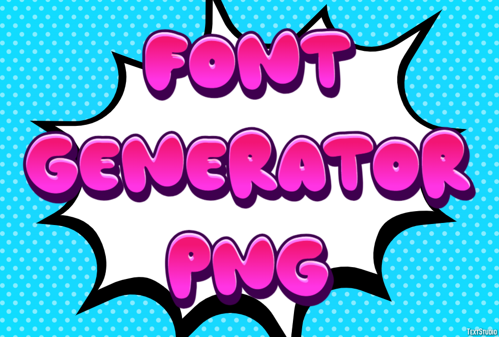Font Generator Png Efekt tekstowy