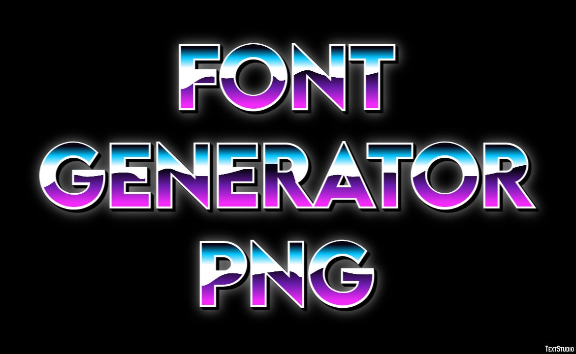 Font Generator Png Efekt tekstowy