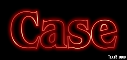 Case Text effect