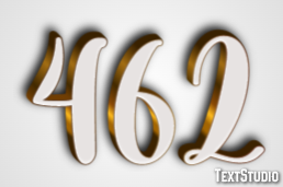 462 Text effect