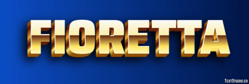 Fioretta Effetto testo