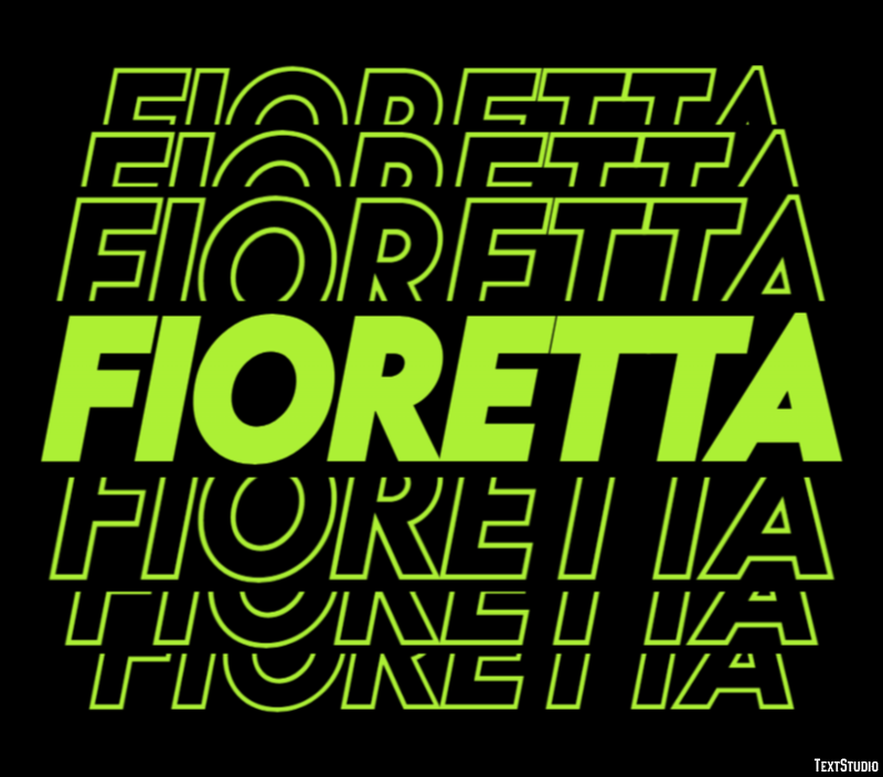 Fioretta Effetto testo