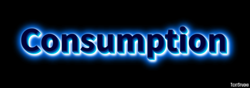 Consumption Text Effect