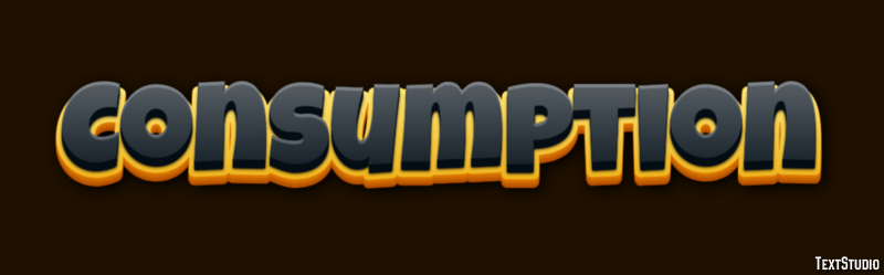 Consumption Text Effect