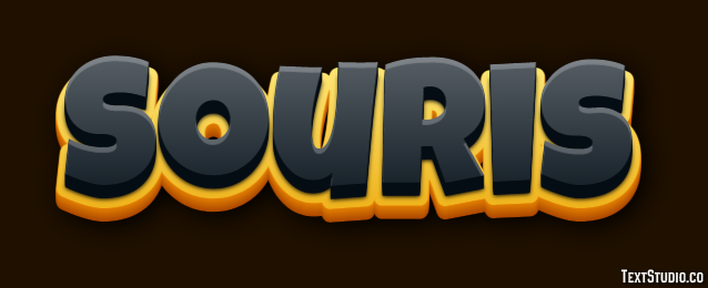 Souris Tekst Effect