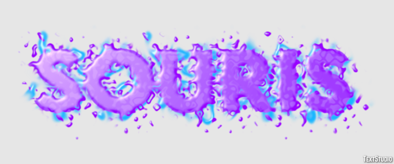 Souris Effetto testo