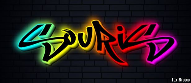 Souris Tekst effect